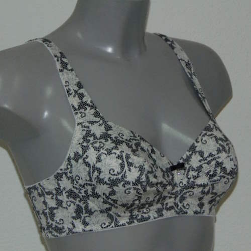 Eva Flaire white/print wireless bra