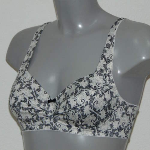 Eva Flaire white/print wireless bra