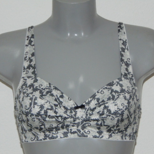 Eva Flaire white/print wireless bra