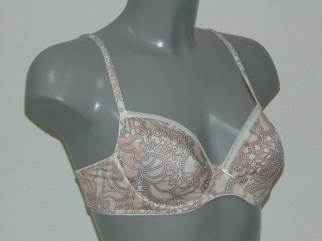 Eva Noveau peach non-padded bra