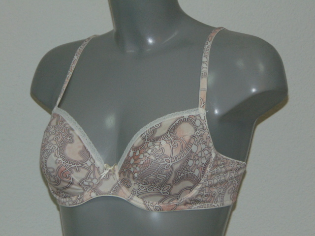 Eva Noveau peach non-padded bra