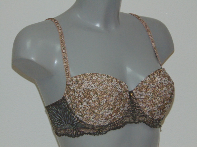 Eva Olivia brown padded bra