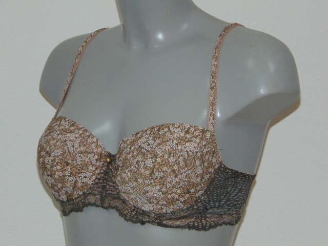 Eva Olivia brown padded bra