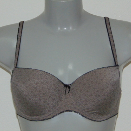 Eva Ashley mole grey padded bra