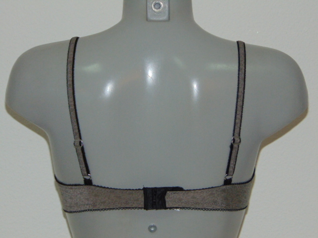 Eva Ashley mole grey padded bra