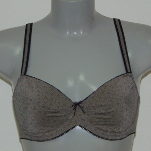 Eva Ashley mole grey non-padded bra