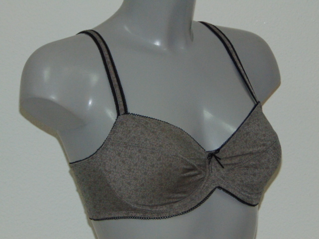 Eva Ashley mole grey non-padded bra