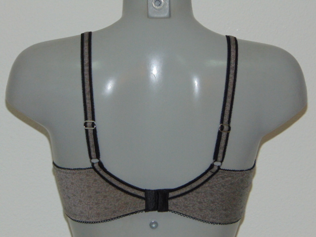 Eva Ashley mole grey non-padded bra
