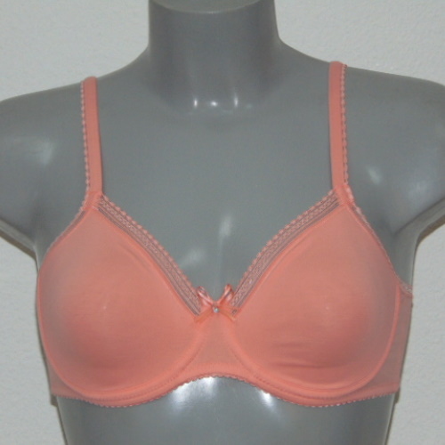 Eva Piazzo salmon non-padded bra