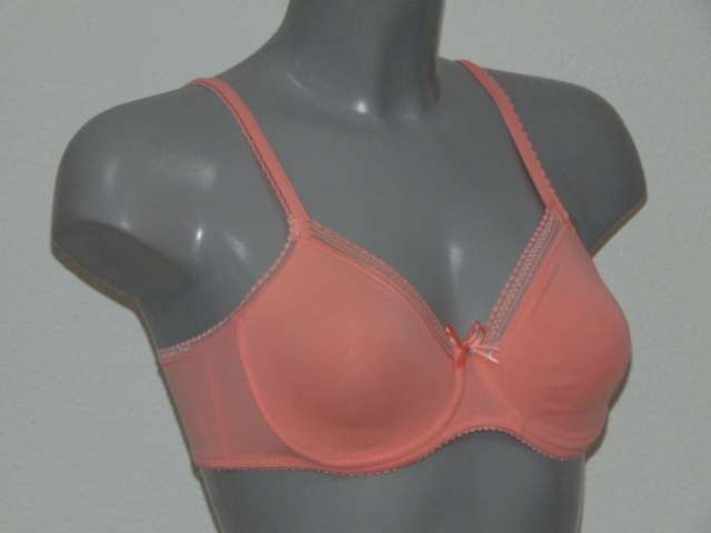Eva Piazzo salmon non-padded bra
