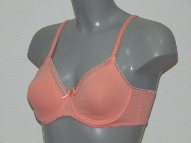 Eva Piazzo salmon non-padded bra