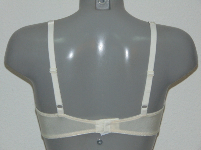 Eva Silk ivory non-padded bra