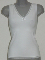 Eva Piazzo white singlet