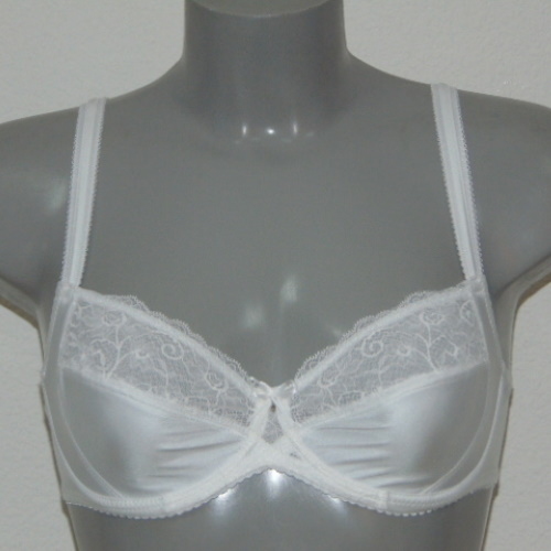 Eva Donna white non-padded bra
