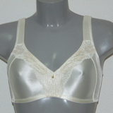 Eva Satin ivory wireless bra
