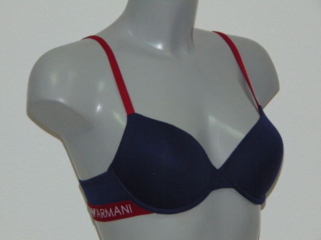 Armani Ladies Armani Sport navy blue padded bra