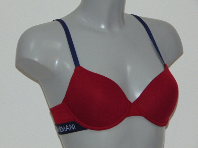Armani Ladies Armani Sport red padded bra