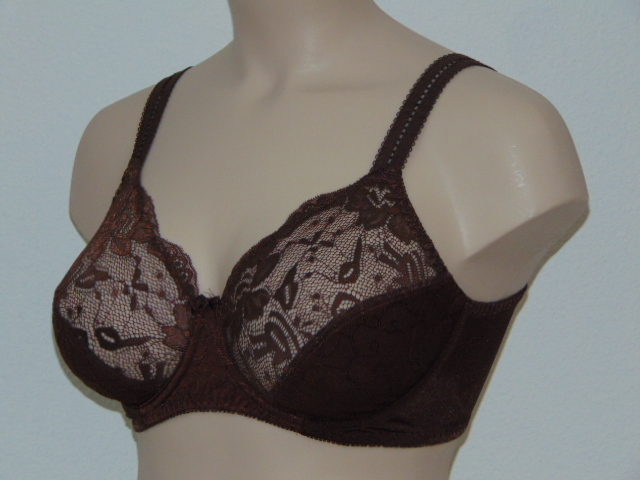 Elbrina Johanna brown non-padded bra