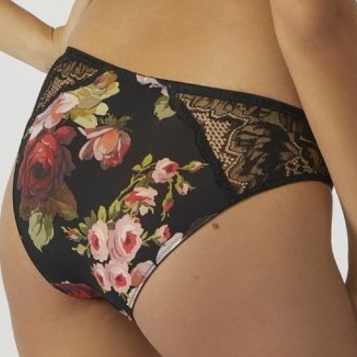 Armani Ladies  floreale black/print brief