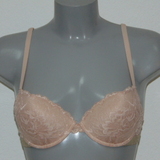Armani Ladies Pizzo d'Oro peach push up bra
