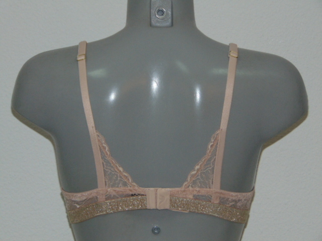 Armani Ladies Pizzo d'Oro peach push up bra
