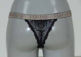 Armani Ladies Pizzo d'Oro black/gold thong
