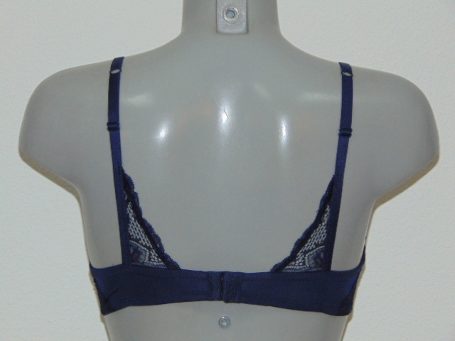 Armani Ladies  marina navy blue push up bra