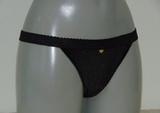 Armani Ladies Contoure black thong
