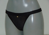 Armani Ladies Contoure black thong