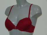 Emporio Armani Seduction red push up bra