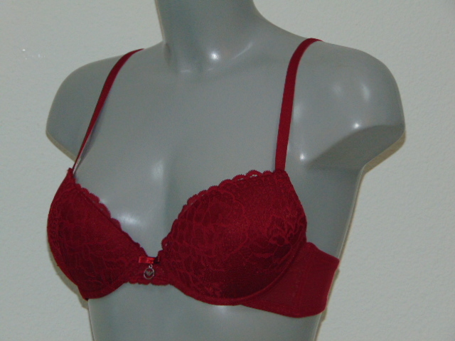 Armani Ladies Seduction red push up bra