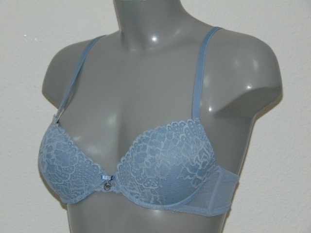 Armani Ladies Devotion jeans blue push up bra