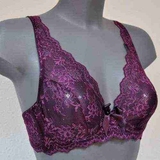 Eva In the Mood for Lace purple non-padded bra