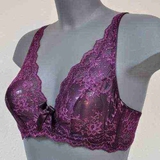 Eva In the Mood for Lace purple non-padded bra