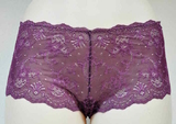 Eva In the Mood for Lace purple short