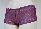 Eva In the Mood for Lace purple short
