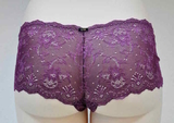 Eva In the Mood for Lace purple short