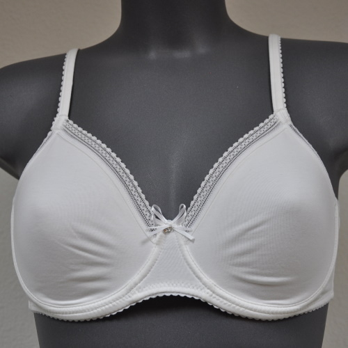 Eva Sybille white non-padded bra