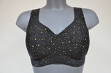 Sloggi Zero Feel Stars black wireless bra