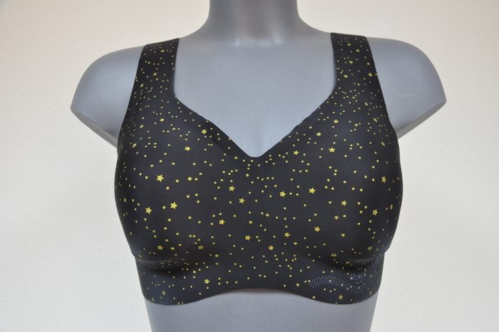 Sloggi Zero Feel Stars black wireless bra Sloggi Zero Feel Stars black wireless bra