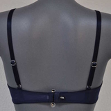 Eva Feminale navy blue padded bra