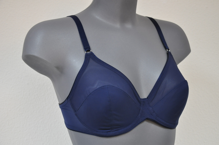 Eva Feminale navy blue non-padded bra