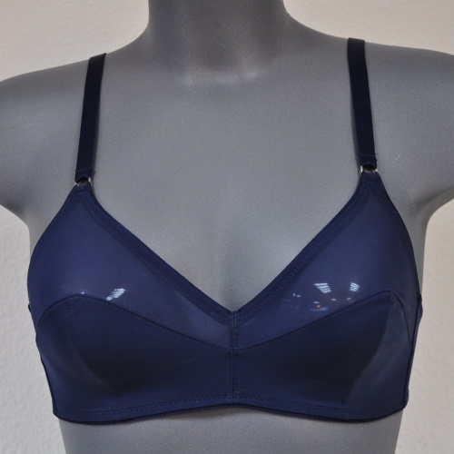 Eva Feminale navy blue wireless bra
