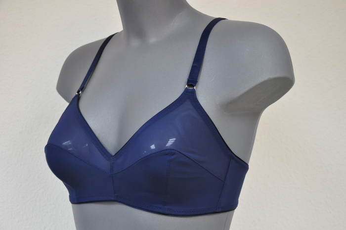 Eva Feminale navy blue wireless bra