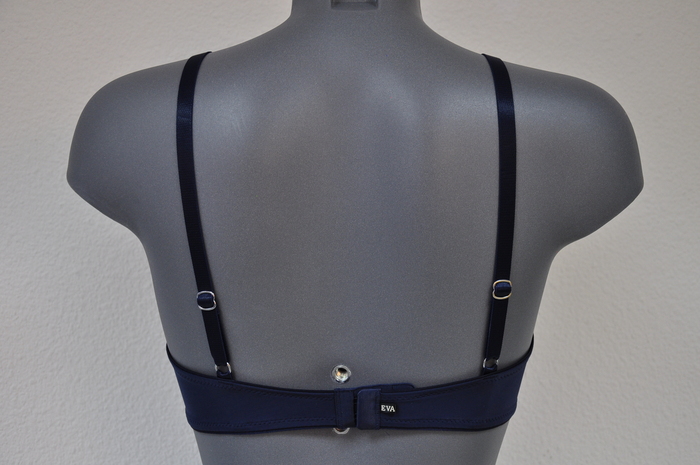 Eva Feminale navy blue wireless bra