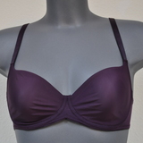 Eva Border purple non-padded bra