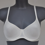 Eva Silk ivory non-padded bra