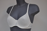 Eva Silk ivory soft-cup bra