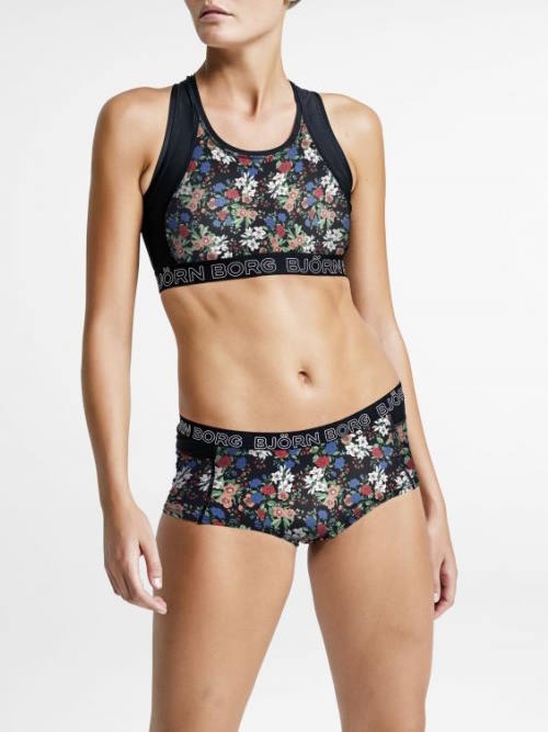 Björn Borg Mystic Flower black/print sport top