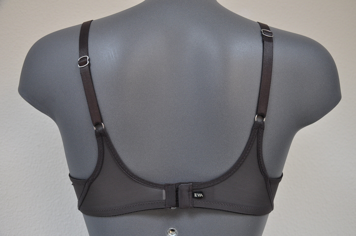 Eva Mesh Me Up grey non-padded bra